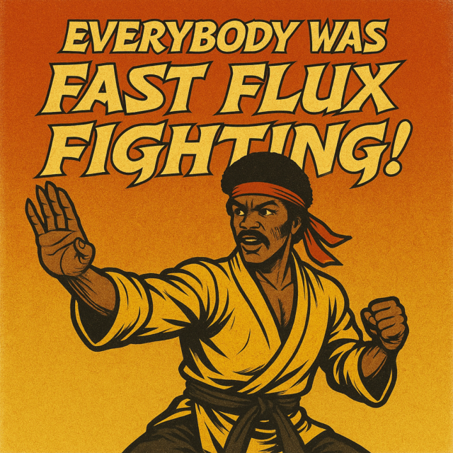 Everybody was fast flux fighting!